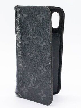 Louis Vuitton iPhone X Folio Case Eclipse